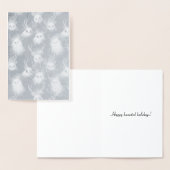 Dorée Ghost Reindeer - Une carte de Noël gothique Éffray (Affichage)