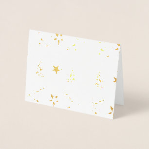 Dorée Gold Foil Plutôt Festive Bonne Carte de Noël