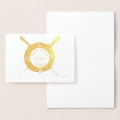 Dorée HAMbWG - Carte à huile d'argent - Baseball (Affichage)