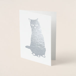 Dorée HAMbWG - Carte à huile d'argent - Chat