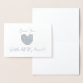 Dorée HAMbWG - Carte à huile d'argent - Gold Heart (Affichage)