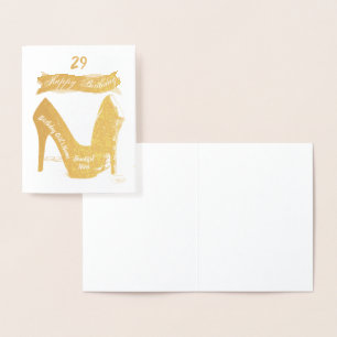 Dorée HAMByWG - Carte d'anniversaire pour la nièce - tal