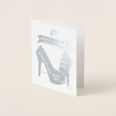 Dorée HAMByWG - Carte d'anniversaire pour nièce - Talons (Devant)