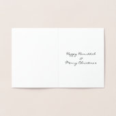 Dorée Hanoukka et carte de Noël (Intérieur)