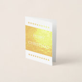 Dorée "JOYEZ NOËL !" Carte (Devant)