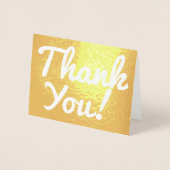 Dorée L'huile d'or pure "Merci !" Carte (Devant)