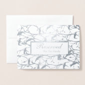 Dorée Mariage réservé pour la carte famille (Devant avec enveloppe)