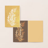 Dorée Merci de la carte d'huile (Affichage)