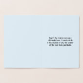 Dorée "Merci Pour Votre Aide !" Carte de voeux (Intérieur)