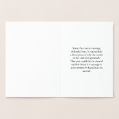 Dorée "Merci pour votre gentillesse !" Carte de vœux (Intérieur)