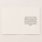 Dorée "Merci tellement !" Carte de voeux (Intérieur)