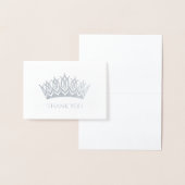 Dorée Mini carte couronne (Affichage)