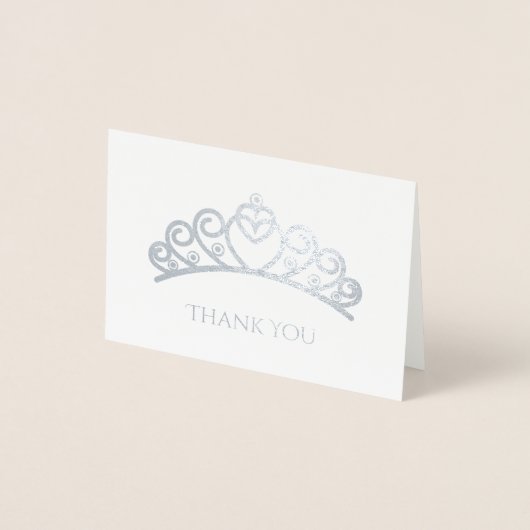 Dorée Mini carte Foil Tiara (Devant)