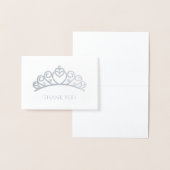 Dorée Mini carte Foil Tiara (Affichage)