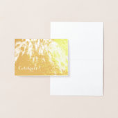 Dorée Mini carte Gold Foil (Affichage)