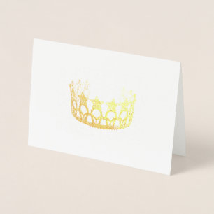 Dorée Miss USA Style Gold Carte Couronne