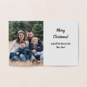 Dorée Oh Deer, c'est le Carte photo Foil de Noël (Intérieur)