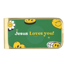 Pince à billets Jésus vous aime