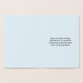 Dorée Simple, audacieux "MERCI POUR VOTRE AIDE !" Carte (Intérieur)