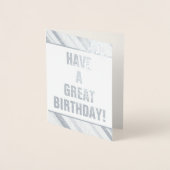 Dorée Simple, Humble "AVEZ UNE GRANDE Carte D'ANNIVERSAI (Devant)