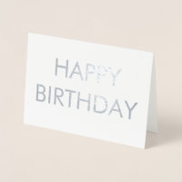 SIMPLE SIMPLE TEXTE MINIMAL CARTE de jour de naiss