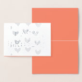 Dorée SIMPLE SIMPLE TEXTE MINIMAL CARTE de jour de naiss (Affichage)