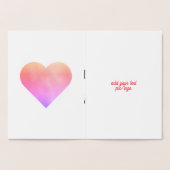 Dorée SIMPLE SIMPLE TEXTE MINIMAL CARTE de jour de naiss (Intérieur)