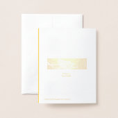 Dorée Tidings de grande joie Carte (Derrière avec enveloppe)