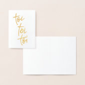 Dorée Toi toi ouverture nuit carte castmate (Affichage)