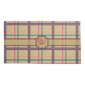D'oreillers Housse de Coussin à Carreaux d'Été (Dos)