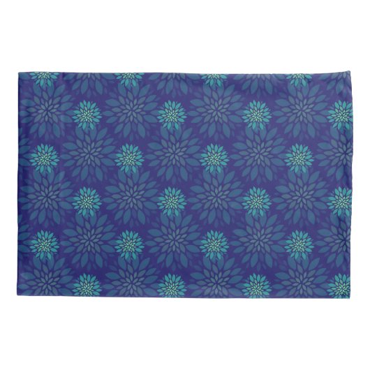 D'oreillers Housse de coussin à motif floral (Dos)