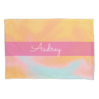 Housse de coussin à motif liquide de bonbon nom