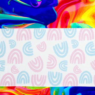 D'oreillers Housse de coussin arc-en-ciel pastel de fierté tra