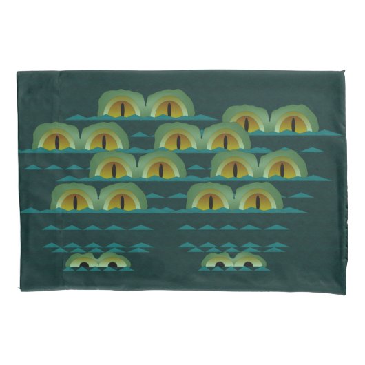 D'oreillers Housse de coussin Big Croc (devant)