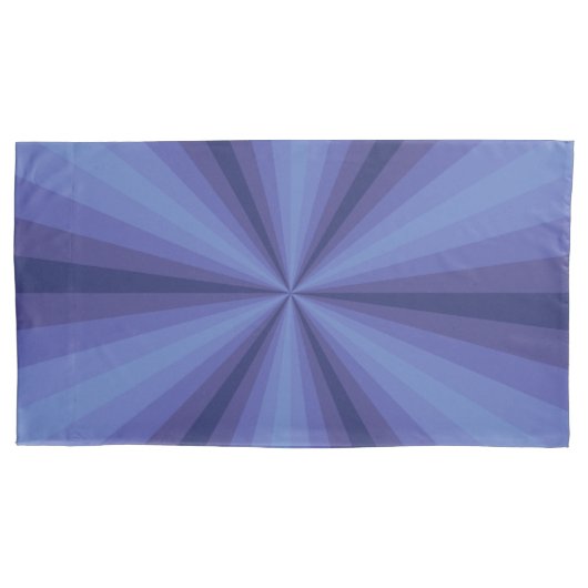 D'oreillers Housse de Coussin Bleue Illusion d'Optique (devant)