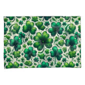 D'oreillers Housse de coussin Chanceuse Shamrock Saint-Patrick (devant-Droit)