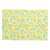 D'oreillers Housse de coussin citron jaune (Dos)