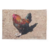 D'oreillers Housse de coussin Coq en or (Dos)