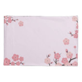 D'oreillers Housse de coussin de fleurs de sakura écloses (Dos)