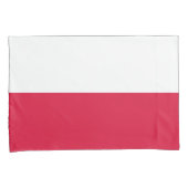 D'oreillers Housse de Coussin Drapeau Polonais (Pologne) (devant-Droit)