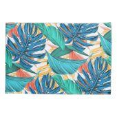 D'oreillers Housse de coussin Feuilles Tropicales (Dos)