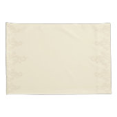 D'oreillers Housse de coussin jaune crème Time to Relax (Dos-Droit)
