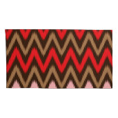 D'oreillers Housse de coussin luxe boho zigzag (Dos-Droit)