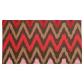 D'oreillers Housse de coussin luxe boho zigzag (devant-Droit)