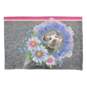 D'oreillers Housse de Coussin Opossum Floral (devant)
