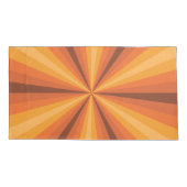 D'oreillers Housse de Coussin Orange Illusion d'Optique (Dos)