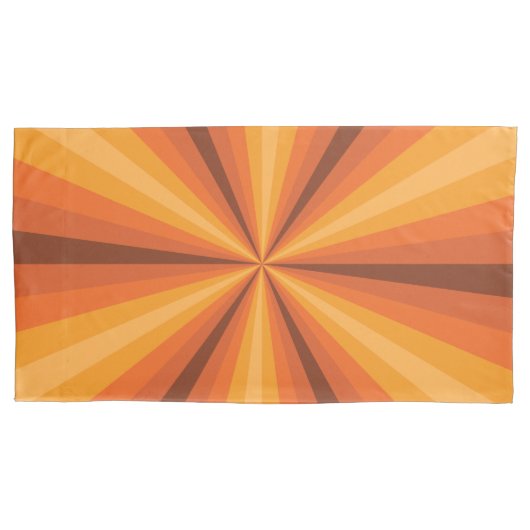 D'oreillers Housse de Coussin Orange Illusion d'Optique (devant)