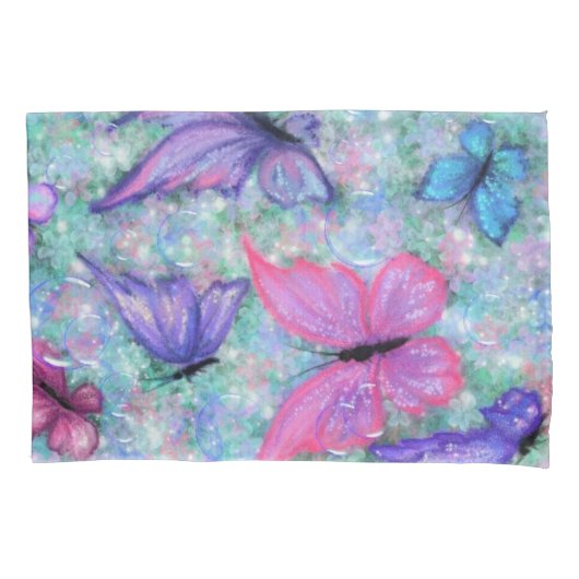 D'oreillers Housse de coussin Papillons (devant)