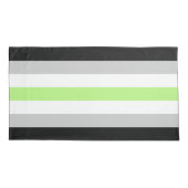 D'oreillers Housse de Coussin Roi Drapeau Agender (Dos)