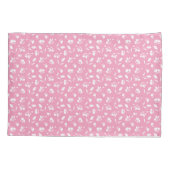 D'oreillers Housse de coussin rose bourgeon de fleur mignon (Dos)
